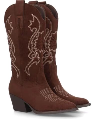 SPORT3PUNTO0 YY-33 STIVALI COWBOY MARRONE VARIOS COLORES