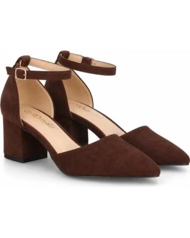 SPORT3PUNTO0 YK265-1 DAMEN PUMPS MIT BLOCKABSATZ UND KNÖCHELRIEMEN VARIOS COLORES