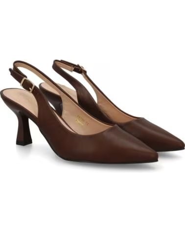 SPORT3PUNTO0 YK329 SCARPE CON TACCO SLINGBACK MARRONI VARIOS COLORES