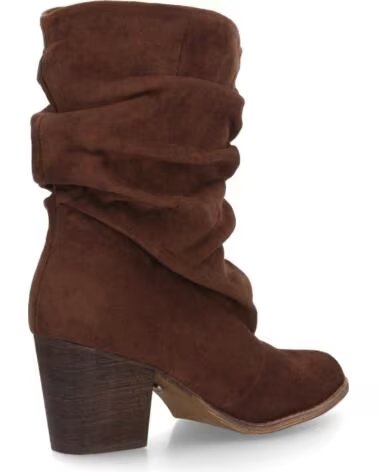 SPORT3PUNTO0 DAMEN STIEFELETTEN MIT ABSATZ IN VELOURSLEDER-OPTIK MODELL A-6026 BRAUN VARIOS COLORES