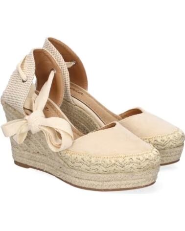 SPORT3PUNTO0 7Q9 DAMEN KEILABSATZ ESPADRILLES BEIGE VARIOS COLORES