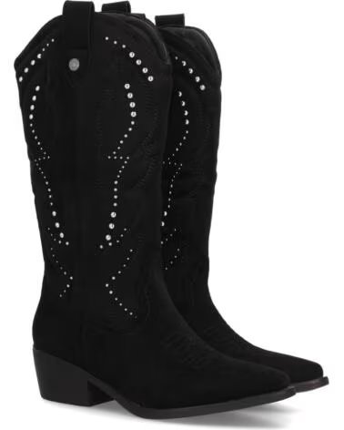 SPORT3PUNTO0 VR6-3311 DAMEN WESTERNSTIEFEL IN SCHWARZ MIT NIETEN VARIOS COLORES