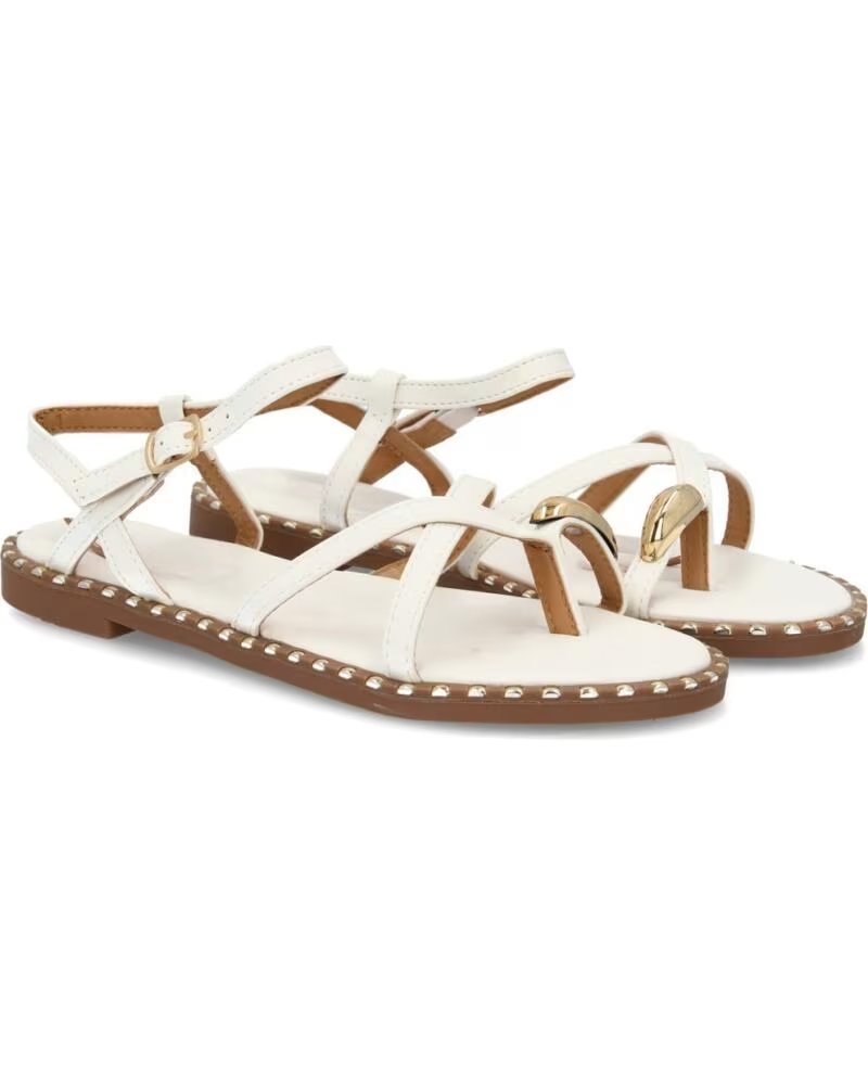 SPORT3PUNTO0 FLACHE SANDALEN VR6-3106 WEISS VARIOS COLORES