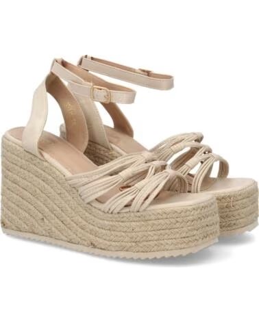 SPORT3PUNTO0 MT-116 BEIGE SANDALI CON ZEPPA E PLATEAU VARIOS COLORES