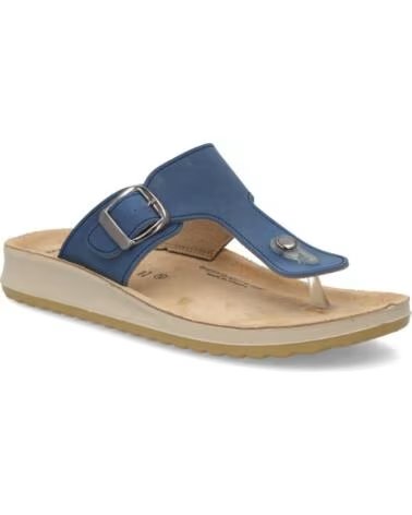 SPORT3PUNTO0 6541 ZEHENTRENNER-SANDALE BLAU MIT SCHNALLE VARIOS COLORES