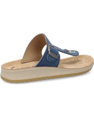 SPORT3PUNTO0 6541 ZEHENTRENNER-SANDALE BLAU MIT SCHNALLE VARIOS COLORES