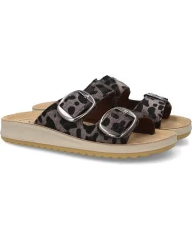 SPORT3PUNTO0 6570 SCHWARZE SANDALEN ANIMAL PRINT VARIOS COLORES