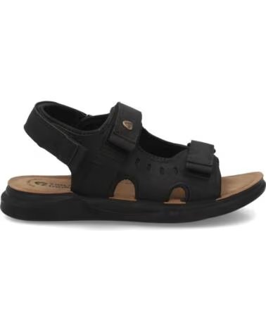SPORT3PUNTO0 4855 BEQUEME SCHWARZE LEDERANDALEN VARIOS COLORES