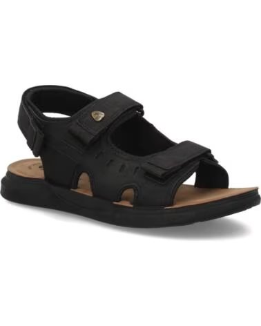 SPORT3PUNTO0 4855 BEQUEME SCHWARZE LEDERANDALEN VARIOS COLORES