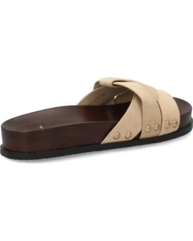 SPORT3PUNTO0 OH-578 FLACHE SANDALEN BEIGE VARIOS COLORES