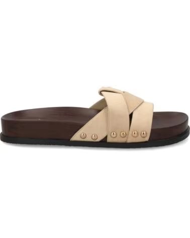 SPORT3PUNTO0 OH-578 FLACHE SANDALEN BEIGE VARIOS COLORES