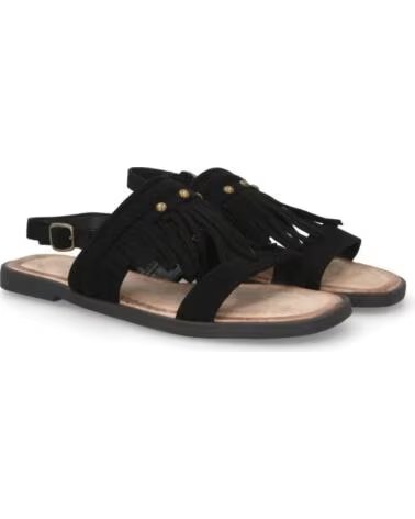 SPORT3PUNTO0 TF1108 SANDALI NERI CON FRANGE VARIOS COLORES