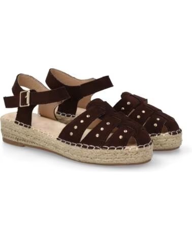 SPORT3PUNTO0 TF2932 BRAUN ESPADRILLES SANDALEN NIETEN VARIOS COLORES