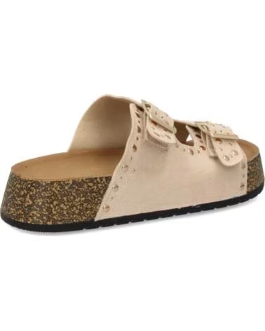 SPORT3PUNTO0 SANDALIAS PLANAS LS26-9 BEIGE TACHUELAS VARIOS COLORES