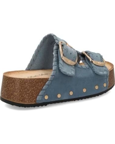 SPORT3PUNTO0 W93 BLAUE PLATEAU-SANDALEN MIT SCHNALLEN VARIOS COLORES