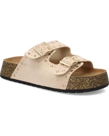 SPORT3PUNTO0 SANDALIAS PLANAS LS26-9 BEIGE TACHUELAS VARIOS COLORES