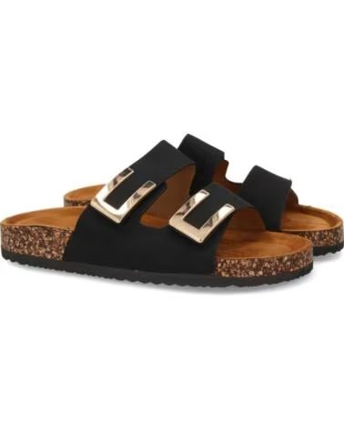 SPORT3PUNTO0 SYT014 SCHWARZE SANDALEN GOLDENE SCHNALLEN VARIOS COLORES