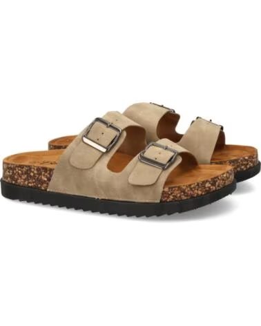 SPORT3PUNTO0 SYT024 KAKI SANDALIAS PLANAS DOBLE HEBILLA VARIOS COLORES