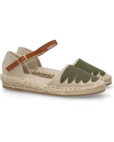 SPORT3PUNTO0 JY-3A027 ESPADRILLAS IN TELA VERDE CON CINTURINO VARIOS COLORES