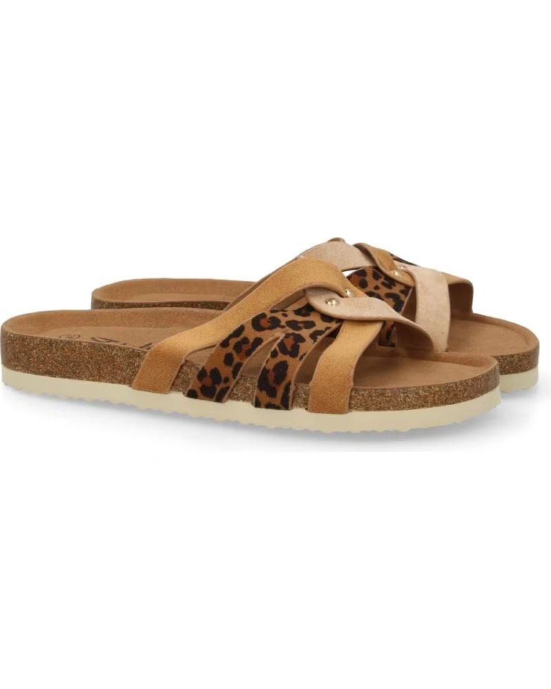 SPORT3PUNTO0 M300 TAUPE FLACHE DAMEN SANDALEN VARIOS COLORES