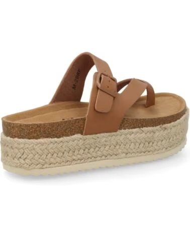 SPORT3PUNTO0 M298 FLACHE SANDALE TAUPE VARIOS COLORES
