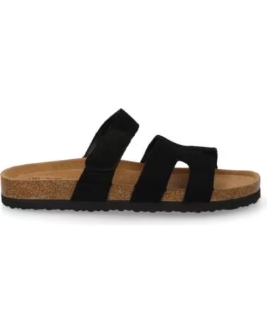 SPORT3PUNTO0 FLACHE SANDALEN M296 SCHWARZ VARIOS COLORES