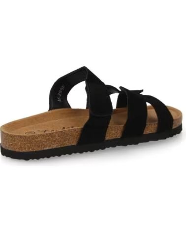 SPORT3PUNTO0 FLACHE SANDALEN M296 SCHWARZ VARIOS COLORES