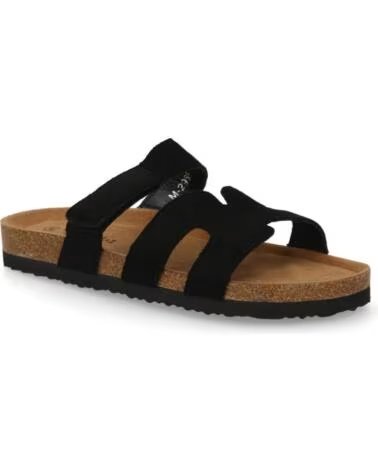 SPORT3PUNTO0 FLACHE SANDALEN M296 SCHWARZ VARIOS COLORES