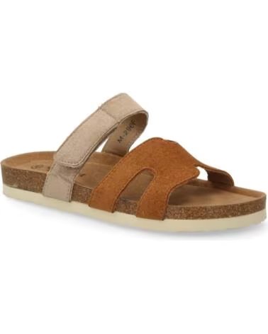 SPORT3PUNTO0 M296 TAUPE FLACHE SANDALEN VARIOS COLORES