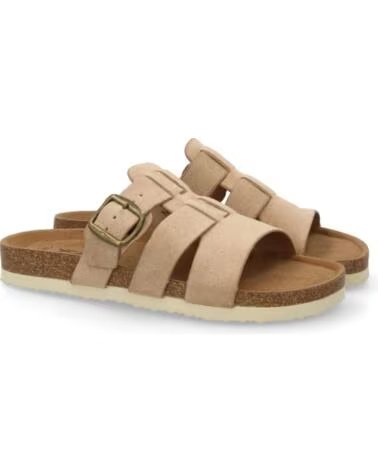 SPORT3PUNTO0 M295 KAKI FLACHE SANDALEN SCHNALLE VARIOS COLORES