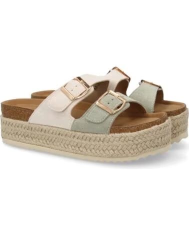 SPORT3PUNTO0 M-239 SANDALI PLATEAU DOPPIA FIBBIA VARIOS COLORES