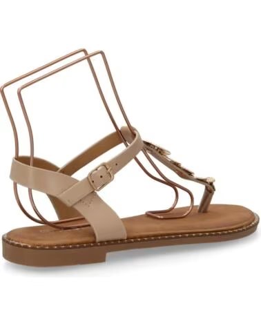 SPORT3PUNTO0 DD273 KAKI FLACHE DAMENSANDALEN VARIOS COLORES