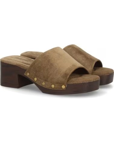 SPORT3PUNTO0 F280-32 CLOGS AUS WILDLEDER GRÜN VARIOS COLORES