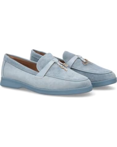 MOCASSINI IN PELLE SPORT3PUNTO0 01502 BLU VARIOS COLORES
