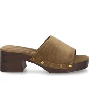 SPORT3PUNTO0 F280-32 CLOGS AUS WILDLEDER GRÜN VARIOS COLORES