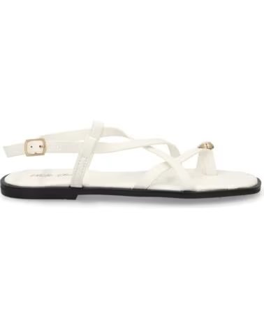 SPORT3PUNTO0 FLACHE SANDALEN L2887 WEISS VARIOS COLORES