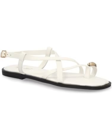 SPORT3PUNTO0 FLACHE SANDALEN L2887 WEISS VARIOS COLORES