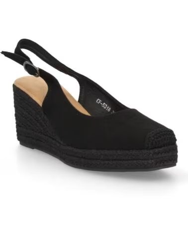 SPORT3PUNTO0 CF-5318 SCHWARZE KEILABSATZ-ESPADRILLE VARIOS COLORES