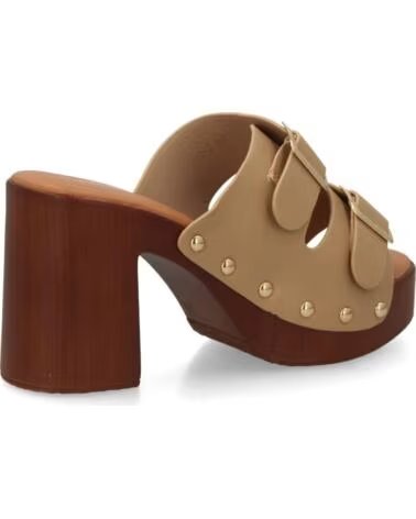SPORT3PUNTO0 F260-3-APRICOT HIGH-HEEL-SANDALEN MIT SCHNALLEN VARIOS COLORES