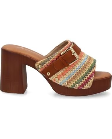 SPORT3PUNTO0 F260-11-MULTI SANDALI CON TACCO MULTICOLORE VARIOS COLORES