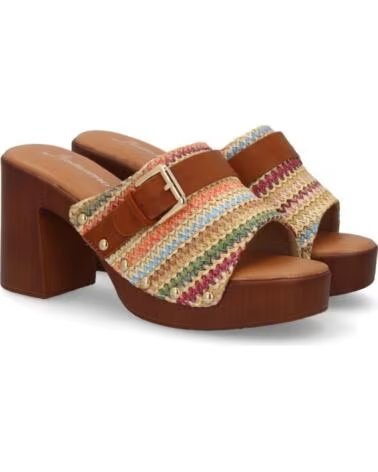 SPORT3PUNTO0 F260-11-MULTI SANDALI CON TACCO MULTICOLORE VARIOS COLORES