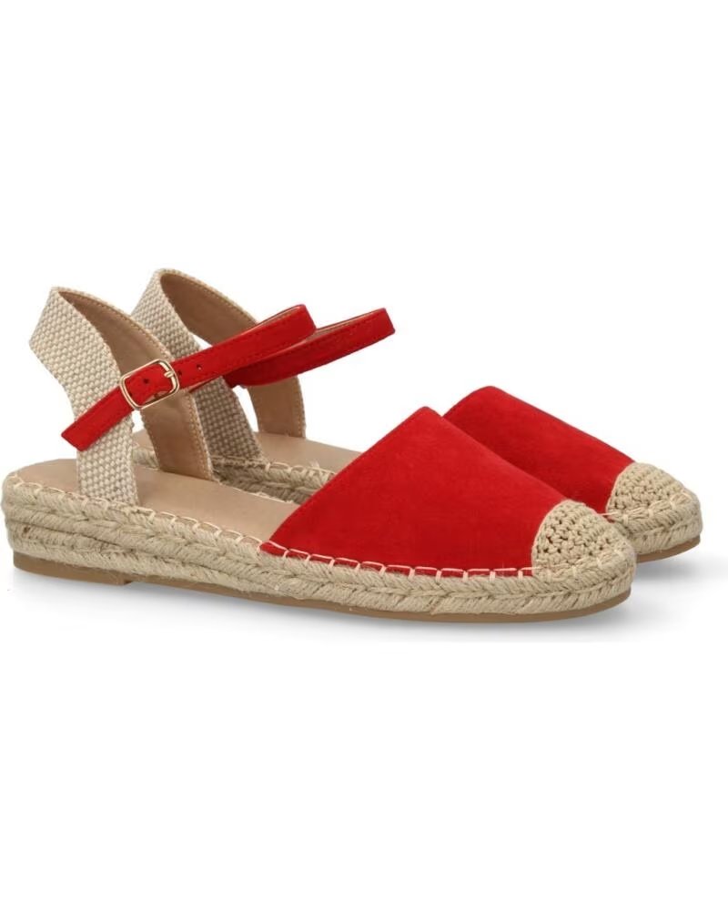 SPORT3PUNTO0 JY-3A024 ALPARGATA SANDALIA ROJA VARIOS COLORES
