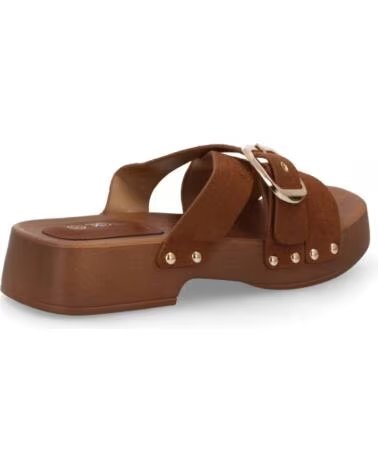 SPORT3PUNTO0 H3019 BRAUN ABSATZSANDALEN MIT SCHNALLE VARIOS COLORES