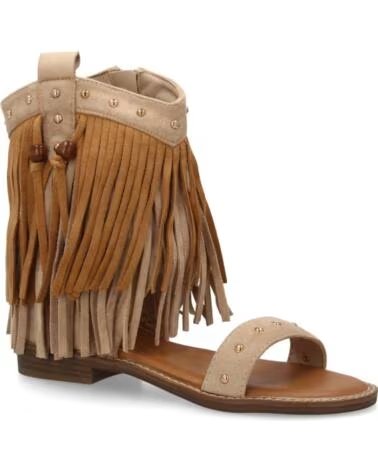 SPORT3PUNTO0 YZ25-98 FRANSEN-STIEFELETTEN-SANDALEN MIT NIETEN VARIOS COLORES