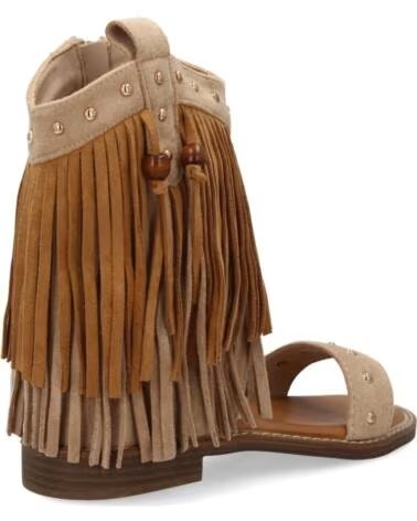 SPORT3PUNTO0 YZ25-98 FRANSEN-STIEFELETTEN-SANDALEN MIT NIETEN VARIOS COLORES