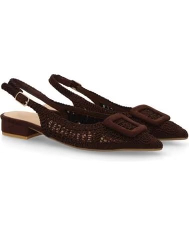 SPORT3PUNTO0 GZ-3A008 SANDALI SLINGBACK MARRONE CON FIBBIA VARIOS COLORES
