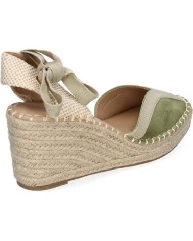 SPORT3PUNTO0 CF-5183 ESPADRILLES COMPENSÉES VERT VARIOS COLORES