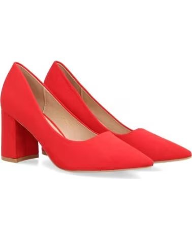 SPORT3PUNTO0 TY205 ZAPATOS DE SALÓN ROJOS DE TACÓN ANCHO VARIOS COLORES