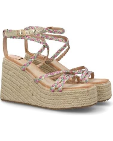 SPORT3PUNTO0 FZL-0024-MULTI SANDALI CON ZEPPA INTRECCIATI MULTICOLORE VARIOS COLORES
