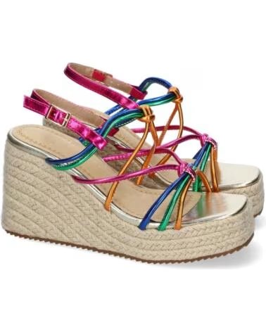 SPORT3PUNTO0 JNS-5P500-MULTI SANDALI CON ZEPPA MULTICOLORE VARIOS COLORES